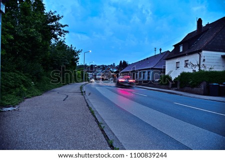 Street at the Evening, Giengen/Brenz, Swabian Alb, Germany, Europe