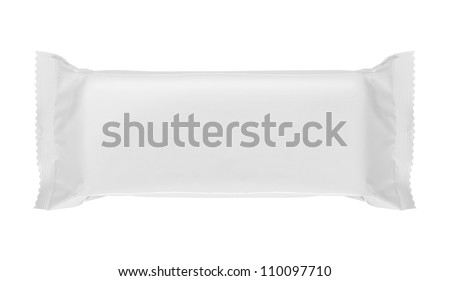 food blank package isolated over white background