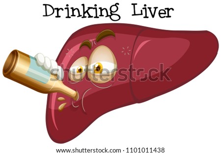 An Effect of Drinking Liver illustration