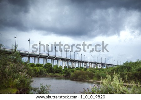 The bridge from Khabarovsk to Heixiazi Island