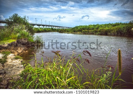 The bridge from Khabarovsk to Heixiazi Island