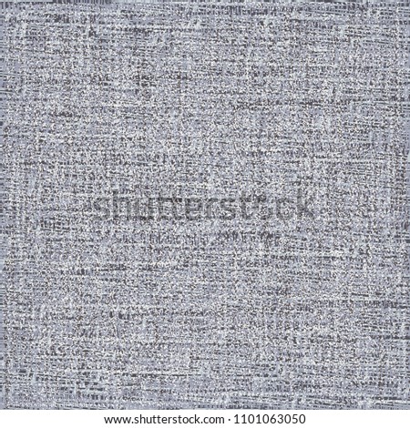 Ragged old blue fabric. Distressed texture background. Vector illustration.