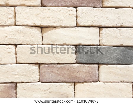 Colorful Brick Stone texture for  background
