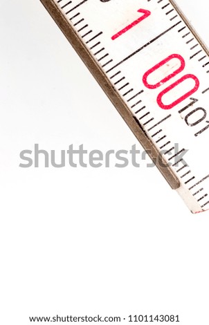 Measure wooden Meter