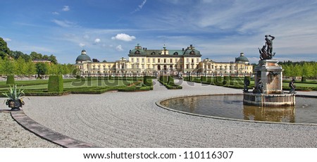 Royal palace Drottnigholm - Stockoholm, Sweden