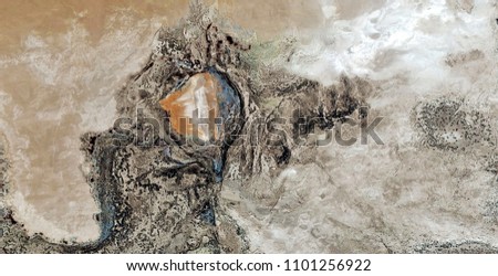 cell infected with covid-19, coronavirus. abstract photography of the deserts of Africa from the air. aerial view of desert landscapes, Genre: Abstract Naturalism, from the abstract to the figurative