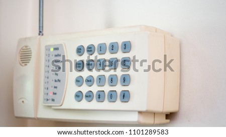 Alarm Box on white background