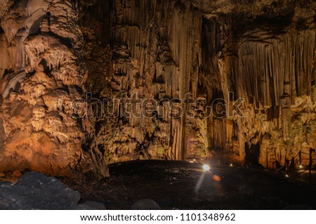 Melidoni Cave in Crete,Greece