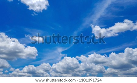 Blue sky landscape view background