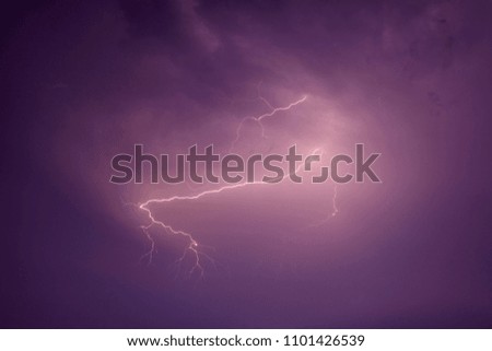 The phenomenon of lightning