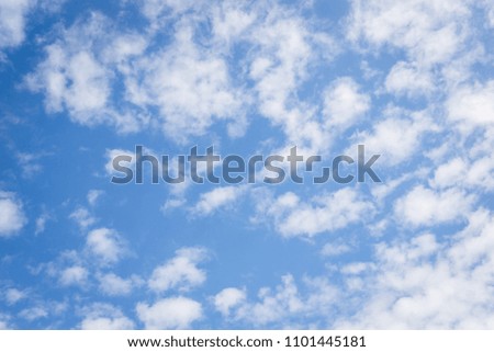 background of blue sky and white cloud 
