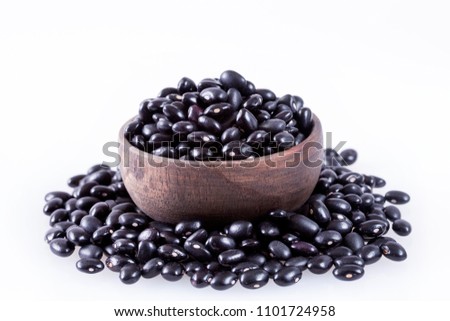 Raw black beans - Phaseolus vulgaris' Black turtle