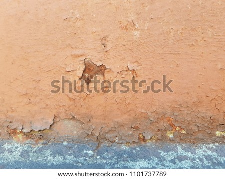 Abstract rusty metal texture, rusty metal background for design with copy space for text, image. Unprotected from wet atmospheric influences of rusty metal. Rusty metal texture background