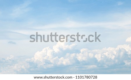 sky white clouds background