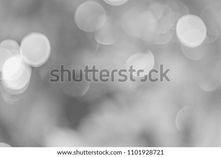 Black and white bokeh background from natural