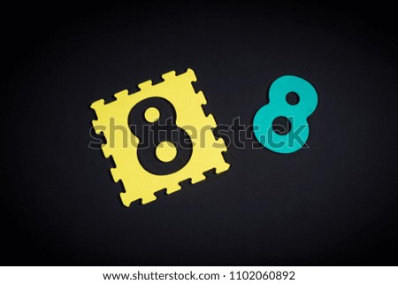 Puzzle Game For Kids With Numbers