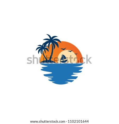ocean logo template