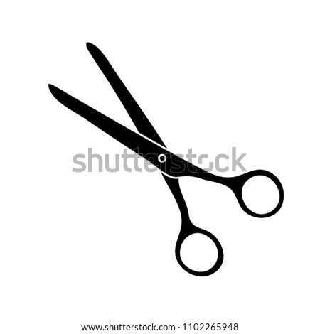 Scissors icon. ESP 10 vector illustration