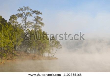 Thailand morning landscape 