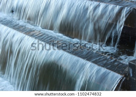 water fall slow
