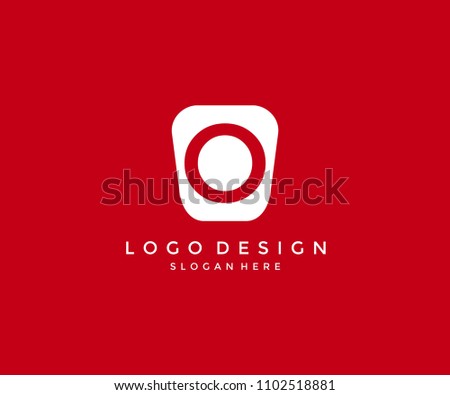 Simple Modern O Logo Design