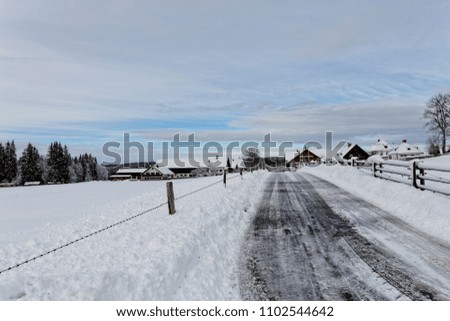 Winter in Bavaria.
