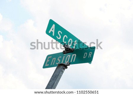                         Cross Roads Street Signs 