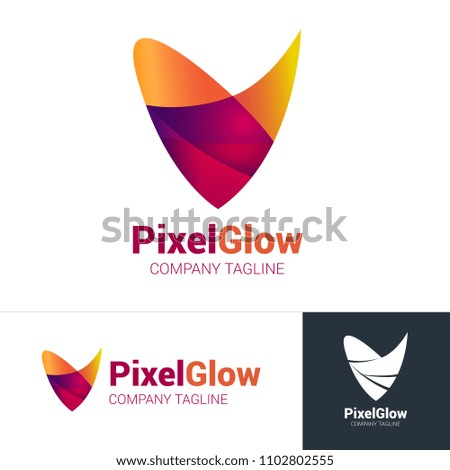 Colourful gradient logo