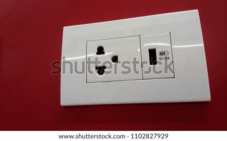 The white plug should have a hazard sign for the child.