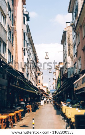 Street scene in Istanbul, Turkey