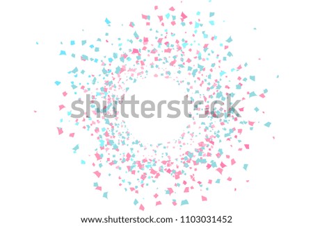 Confetti paper scatter explosion celebration party summer pastels card decoration design abstract background vector illustration