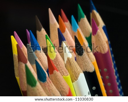 colored pencils