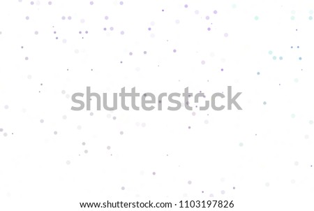 Light Purple vector  background with bubbles. Modern abstract illustration with colorful water drops. The pattern can be used for ads, leaflets of liquid.