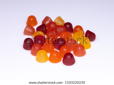 gummy vitamins are a fun alternative to traditional pills Royalty-Free Stock Photo #1103220230