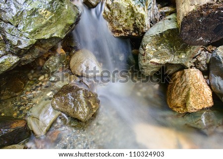Scene with mountain stream