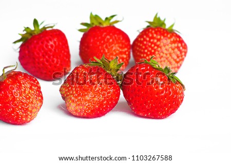 Sweet delicious berries for dessert in summer