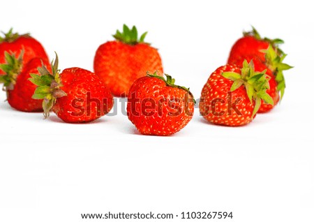 Sweet delicious berries for dessert in summer