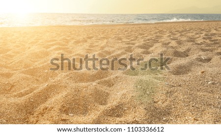 beach sand sea summer  in preveza greece