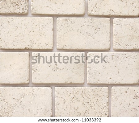 Stone structure of a wall close up