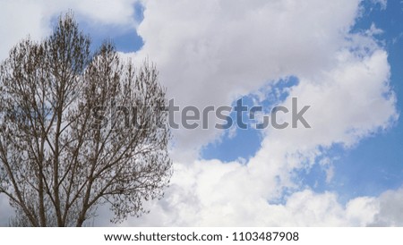 Some clouds and clear blue sky