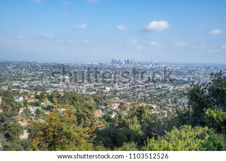 Los Angeles skyline view