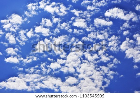 Bright sky and clouds