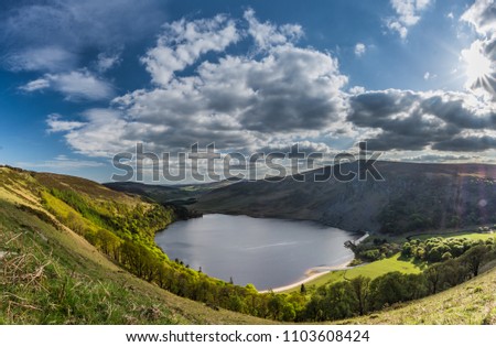 Lough Tay is a small but scenic lake set in the Wicklow Mountains in County Wicklow, Ireland.