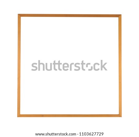Wooden Frame isolated 