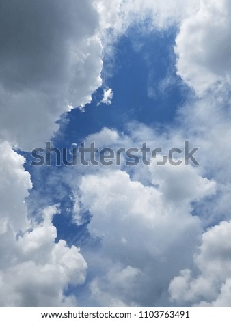 sky with clouds 