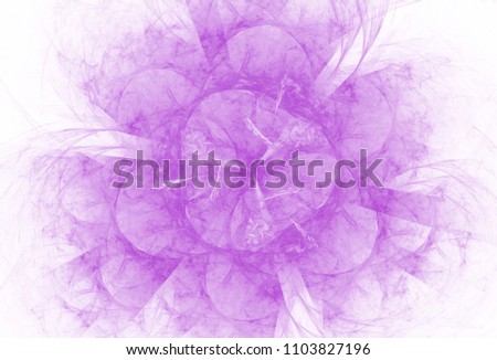 Purple color toned monochrome abstract fractal background. Design element for graphics artworks. Digital collage.Raster clip art.