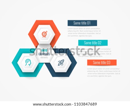 Vector Infographic label design with icons and 3 options or steps. Infographics for business concept. Can be used for presentations banner, workflow layout, process diagram, flow chart, info graph
