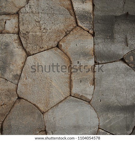 stone background  texture  ancient gray beige  brown  wall of blocks
