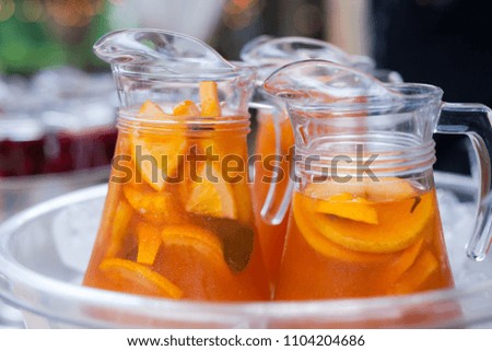 fruit non-alcoholic cocktail