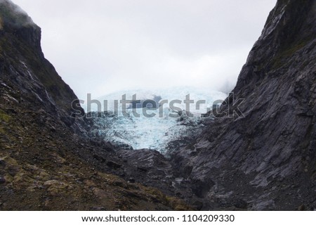 Franz Josef Glacier at New Zealand 